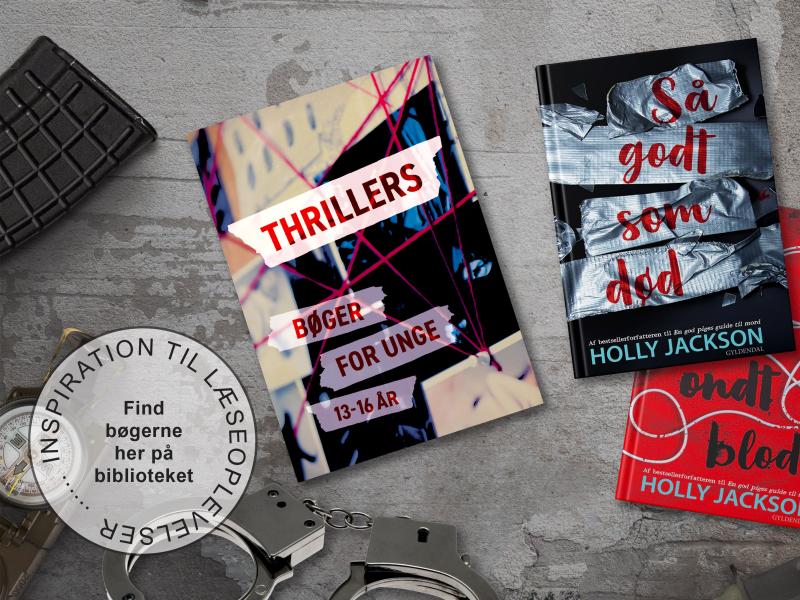 Inspirationsfolder - Thrillers - Bøger for unge - 13-16 år